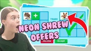 What Is A NEON Shrew Worth In Roblox Adopt Me? *Insane Offers* Neon Shrew Worth 2022