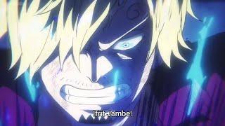 SANJI VS QUEEN !!! SANJI AWAKENS IFRIT JAMBE......