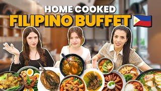 First Time Trying "ALL FILIPINO" Food Buffet In The PHILIPPINES