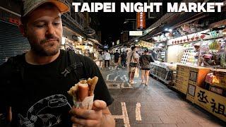 Trying WEIRD FOOD at TAIPEI TAIWAN's Largest Night Market | Shilin Night Market 