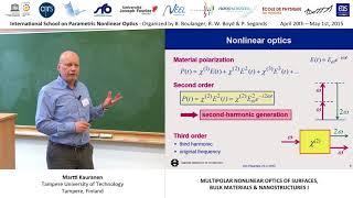 13/44 Multipolar nonlinear optics of surfaces, bulks & nanostructures I