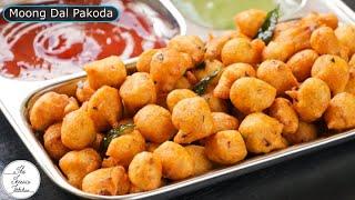 Moong Dal Pakode Recipe | How to Make Moong Dal Pakoda | Indian Snack  ~ The Terrace Kitchen