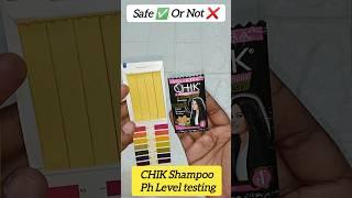 Chik shampoo phtest #ashortaday #shorts #phvalue #youtubeshorts #ytshorts #shampoo #haircare #viral