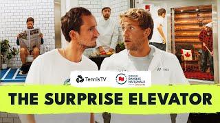 Going Up? The Elevator Prank On Tennis Players You Didn’t Know You Needed