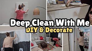 DIY Room Refresh | Deep Clean With Me & Decorate With Me | Cleaning Motivation 2024