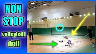 NON STOP VOLLEYBALL DRILL | Ball Control Exercise