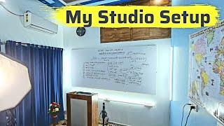 My YouTube Studio Setup for online teaching on YouTube | how to make teaching videos at home in 2022