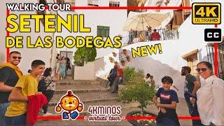 SETENIL DE LAS BODEGAS | 4K UHD | Walking Virtual Tour Spain 2023