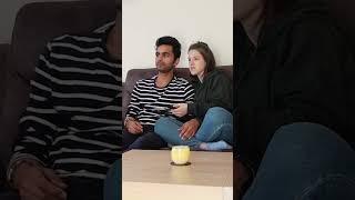 Watching together be like | Indian-Ukrainian couple | Mukku & Oksii