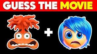 Guess the MOVIE by Emoji  Inside Out 2, Wish, The Little Mermaid | Emoji Quiz