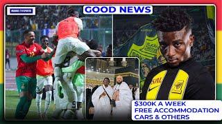 GOOD NEWS FOR BLACK STARS IN NEW FIFA RANKINGS-KUDUS TO SAUDI ARABIA @$300K A WEEK-BLACK STARS FOR