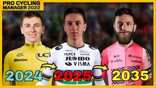 Tadej Pogačar's ENTIRE Pro Cycling Career Simulation 2023-2037 | Pro Cycling Manager 2022