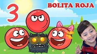 La Bolita Roja en la Cueva 3 | Juego para niños Red Ball 4 | Juegos Infantiles para niños