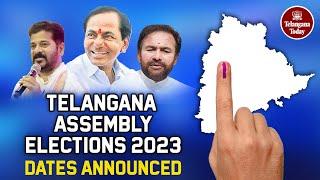 Telangana Assembly Elections 2023: Dates Announced By Election Commission Of India | #Telangana