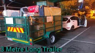 Epic 700Km Road Trip - Pulling 3 Metre Long Trailers (Moving House)