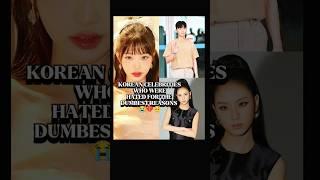 Korean Celebrities Who Got Hate For No Reason. #korean #kpop #kdrama #shorts #shortsfeed #edit #fyp