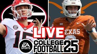 Georgia at Texas - 10/19/24 Simulation (EA College Football 25)