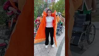 Douyin to see [Fei Fei's recommended works] #Windbreaker riding an