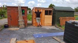 Ricks Allotment (ep94) Home Made Greenhouse (Part 1)