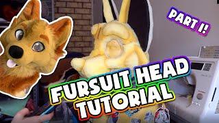 Fursuit head tutorial! | Part 1 ~ Foam Base