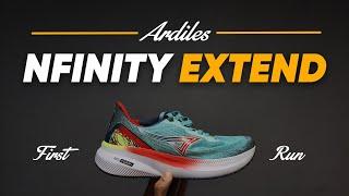 Ardiles Nfinity Xtend (First Run) - Sepatu Lari Kok Glow In The Dark