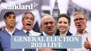 UK General Election 2024 LIVE: watch as in historic election takes place