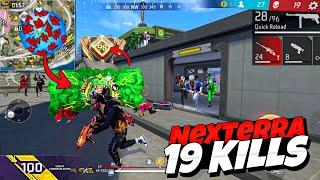 CG Free Fire NeXTerra OP 19 KILLS  | 1VS4 Rank GamePlay  - Neel Gaming