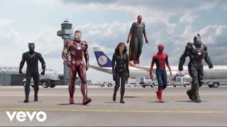 CJ - Whoopty (Robert Cristian Remix) Captain America Civil War (Airport Battle Scene) [4K]