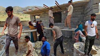 Delightful Meeting: Ali's Nomadic Family Helps Saleh and Sadri Build a Home