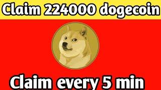 Claim unlimited dogecoin|| Best dogecoin faucet 2020 || Claim dogecoin every 5 min#businessescreator