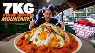 7KG INSANE MAGGI GORENG CHALLENGE at Al Azhar! | 20 SERVINGS EATEN SOLO! | Best Mamak in the West!?