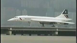 BRITISH AIRWAYS Concorde at Kai Tak (1996)