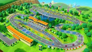 Super Mario Party Jamboree - Roll 'em Raceway (10 Turns)