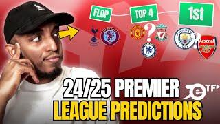 My 2024/25 Premier League Predictions | GOLDEN BOOT | POTS & YPOTS | TOP 4, Relegation &  WINNERS