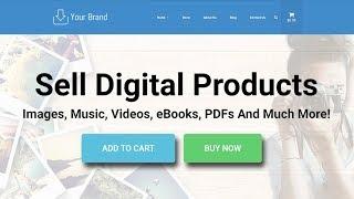 Make A WordPress Website To Sell Digital Downloads And Products. NO CODING NEEDED