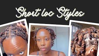 Two Strand Twist on Locs | Short loc styles