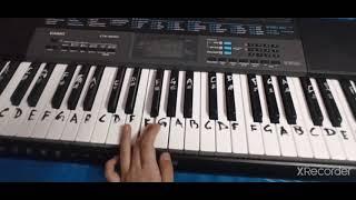 phul butte sari piano tutorial | surachana 
