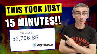 Make $100/Day With 15 Minutes Of Work | Digistore24 Affiliate Marketing