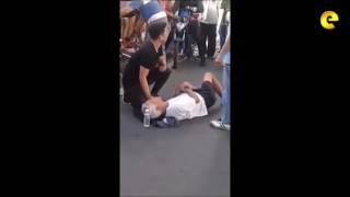 Jhong Hilario Helping An Old Man Struck By A Motorcycle