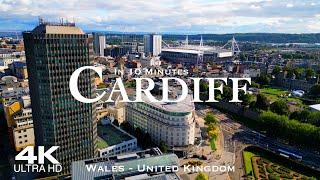 CARDIFF 󠁧󠁢󠁷󠁬󠁳󠁿 Drone Aerial 4K | Wales United Kingdom UK 