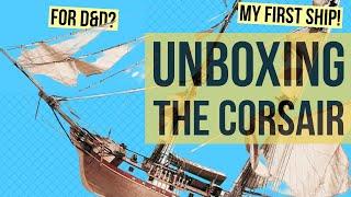 Use Replica Model Ships for D&D! | Occre Corsair model Ship UNBOXING