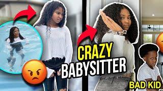 BAD Kid Vs His CRAZY Babysitter | Super Siah