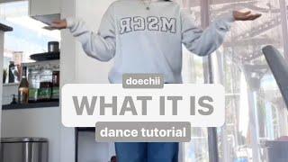 WHAT IT IS by Doechii - Dance Tutorial (Viral TikTok Dance)