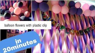 Easy Party backdrop DIY in 30 minutes