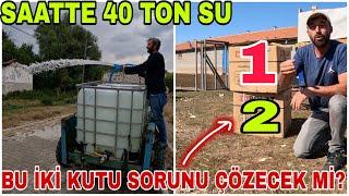 2 TANE SU POMPASI ALDIK~SAATTE 40 TON SU BASIYORUZ~YERALTI KAYNAĞINI BULDUK ! SÜPRİZ DOĞUM