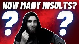 How Many Times Does Bro Hajji Insult His Opponents?