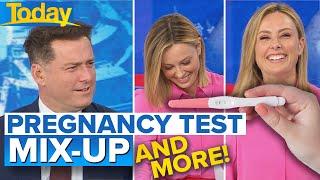 Ally’s ‘pregnancy test’ comment leaves Karl scratching his head | Today Show Australia