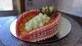 ART WITH FRUIT SLICED -  by J Pereira Art Carving