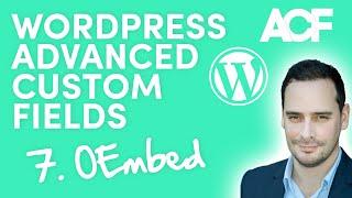 OEmbed Field - WordPress Advanced Custom Fields for Beginners (7)