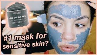 BEST FACE MASK FOR SENSITIVE SKIN? | DEAD SEA MUD MASK REVIEW & DEMO